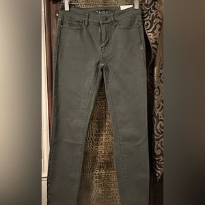 White House/ Black Market Skinny Crop Pants w/beaded detailing on the sides.